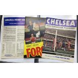 Chelsea FC 1978-79 (Vol 3) Home (7) including Albion, QPR, Wolves football programmes