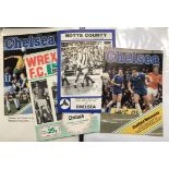 Chelsea FC 1981-82 Homes (9) Away (8) with match reports Division 2 including Cardiff City, Oldham