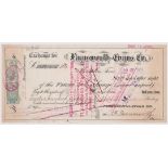 First Bill of Exchange, 1906 Farnsworth-Evans Co, Memphis Tenn., 60 days, Lloyds Bank Liverpool