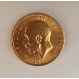 1918 Gold Sovereign UNC