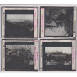 German 1938 box of Glass slides (four out of nine) 'RFDU' Series No. 38 by Dr Franz Stoedtner on the