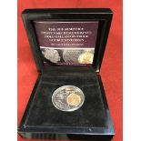 2018 Armistice Centenary Remembrance Gold Gallantry Double Sovereign boxed with certificate