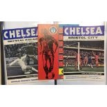 Chelsea FC 1978/9 (Vol 2) Home (9) including v Moscow Dynamo and Hutchinson Testimonial and
