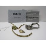 SELECTION OF LADIES WRIST WATCHES, including 2 9ct gold & 1 ladies Seiko