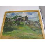 RENATE FORSYTH, signed oil on board "Garrow Tor Cottage", 20" x 26"