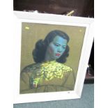 TRETCHIKOFF, colour print "The Chinese Girl", 23" x 19"