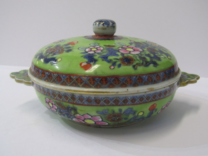 ORIENTAL CERAMICS, Chinese Imari rectangular tea caddy (numerous glaze chips), also 18th Century - Image 8 of 23