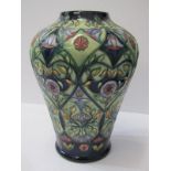 MOORCROFT, Rachel Bishop signed limited edition "Anatolia" pattern 8.5" vase, dated 2003