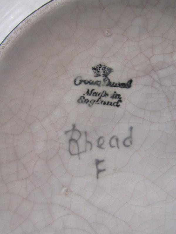 CHARLOTTE RHEAD, signed Crown Ducal 10" bowl "Lion Rampant" pattern (some staining of base) - Image 3 of 3