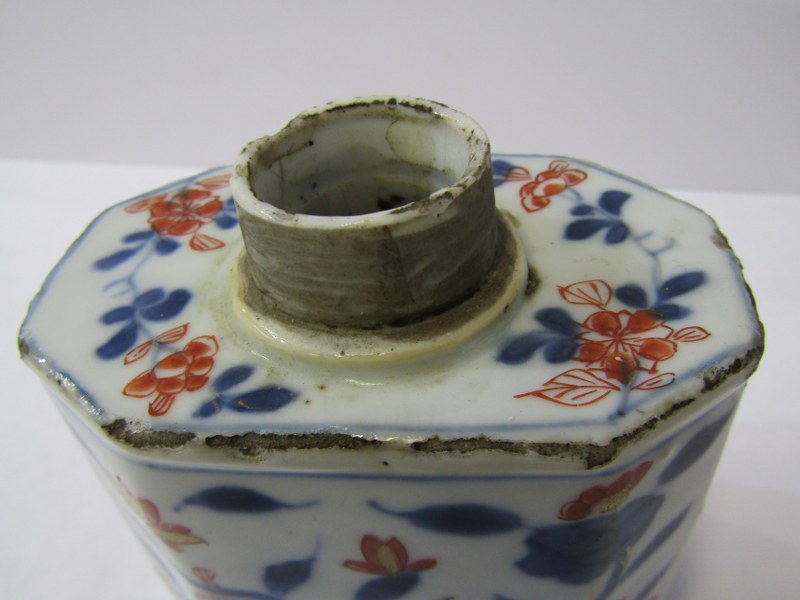 ORIENTAL CERAMICS, Chinese Imari rectangular tea caddy (numerous glaze chips), also 18th Century - Image 15 of 23