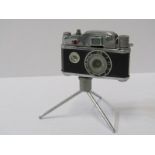 NOVELTY CIGARETTE LIGHTER, K.K.W. camera table top cigarette lighter, 3" height