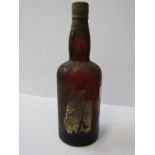 VINTAGE WHISKY, Berry Brothers sealed bottle of whisky with remains of vintage label