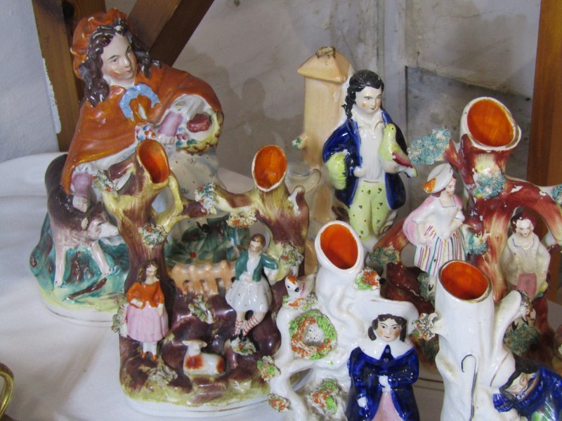 STAFFORDSHIRE POTTERY, collection of 10 pieces of 19th Century Staffordshire pottery, including " - Image 4 of 4