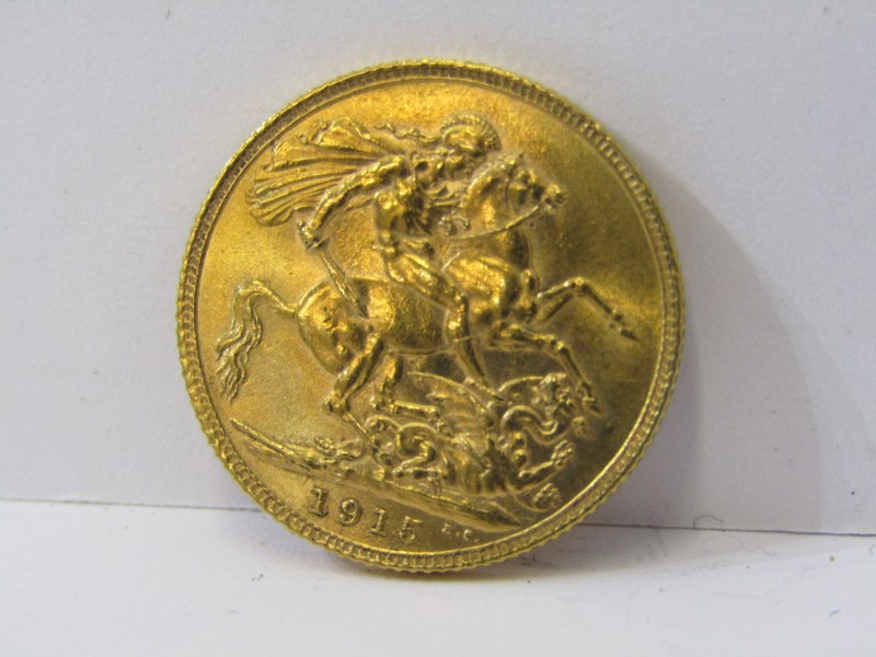 GOLD SOVEREIGN, 1915 George V high grade - Image 2 of 2