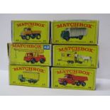 MATCHBOX LESNEY BOXED VEHICLES, no 47 a Daf Tipper Container Truck, no 49 a Unimog, no 43 a Pony