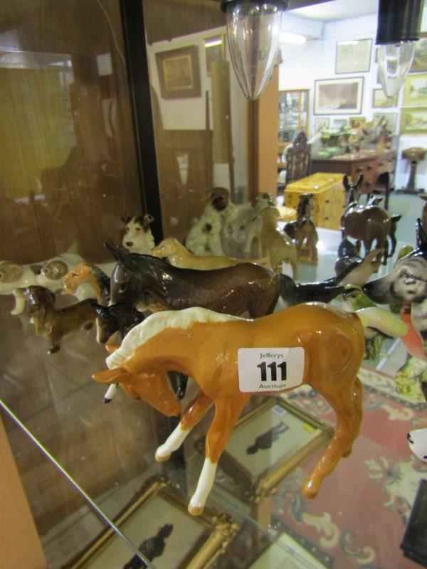 BESWICK ANIMALS, collection of Beswick dogs, horses and birds (several with damage), together with - Image 5 of 5