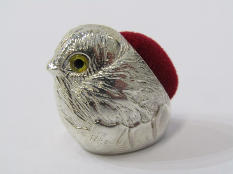 SILVER TICK PIN CUSHION