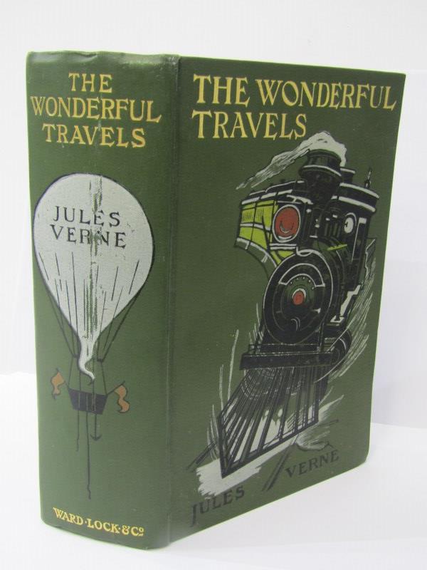 JULES VERNE "The Wonderful Travels", original pictorial cloth