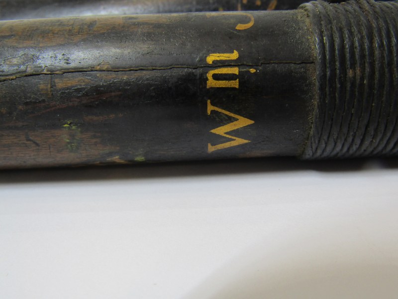 ANTIQUE TRUNCHEONS, Borough of Great Yarmouth hard wood truncheon signed William Jessup, together - Image 5 of 11