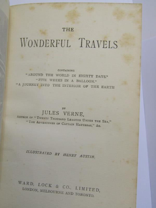 JULES VERNE "The Wonderful Travels", original pictorial cloth - Image 4 of 4