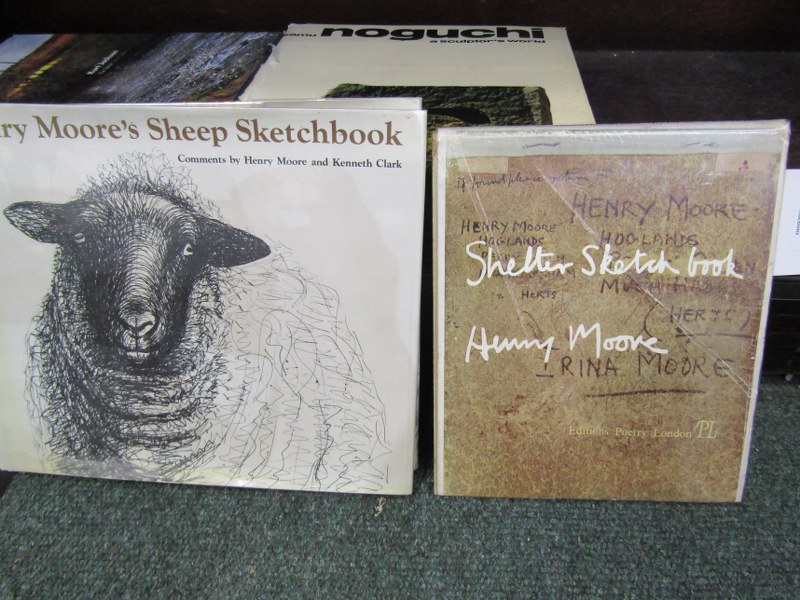 HENRY MOORE, "Shelter Sketch Book", 1940, together with 3 other titles by Henry Moore, also - Image 2 of 8