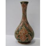 MACKINTYRE, "Florian Ware" 8" baluster vase, signed by Moorcroft, registration no 326689