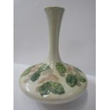 LISE MOORCROFT, pearl lustre 11" vase decorated with blackberry design, incised signature dated 1989