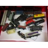 MODEL RAILWAY, OO guage Dock Authority locomotive, 2 other and a collection of rolling stock (