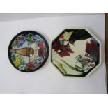MOORCROFT, signed limited edition 1997 Commemorative plate, 8.75" dia, together with Moorcroft