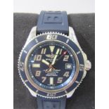 BREITLING SUPER OCEAN CHRONOMETER AUTOMATIC DIVERS WATCH, waterproof to 1500 meters, watch in good