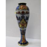 MACINTYRE, an attractive gilded Art Nouveau "Poppy" design, 11.5" narrow bodied baluster vase,