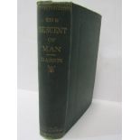 CHARLES DARWIN "The Descent of Man", 1882, second edition, fiffteenth thousand in original green