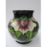 MOORCROFT LIMITED EDITION VASE, "Anna Lily" pattern 6" vase by Nicola Slaney dated 1998