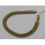 18CT GOLD BRACELET, 18ct yellow gold 7" bracelet, approx. 5.2grms in weight