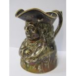 NOVELTY SILVER CHARACTER JUG, form of a Coachman, 4" height, Sheffield HM 1929, 198 grams with