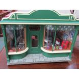 SCALE MODEL SHOP, scale model of a general store with fully fitted interior, including counters,