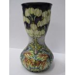 MOORCROFT, limited edition waisted 10" vase "Heavens Unseen" pattern, signed by Emma Bossons