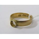 18ct YELLOW GOLD RING SHANK, approx 3.4 grams