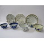 18th CENTURY PORCELAIN TEAWARE, collection of 18th Century European and Oriental teaware including