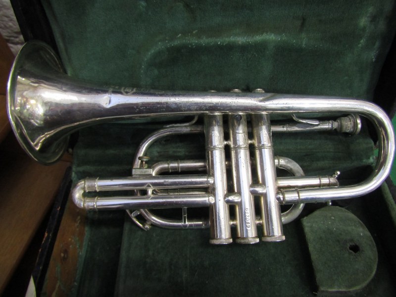 MUSICAL INSTRUMENT, cased Trumpet "Lafleur" imported by Boosey & Hawkes - Image 3 of 3