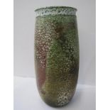 STUDIO POTTERY, Bruce Chivers lustre glazed 9.5" cylindrical vase