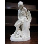 MINTON PARIAN, "Clorinda" after John Bell (base chips and other minor damage), 13" height