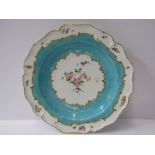 18th CENTURY CHELSEA/DERBY, Duesbury period gilt and turquoise bordered dessert plate
