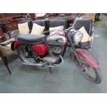 VINTAGE BSA MOTORCYCLE, 1964 BSA BANTAM SUPER 175CC MOTORCYCLE, with fishtail exhaust Reg. No. ARD