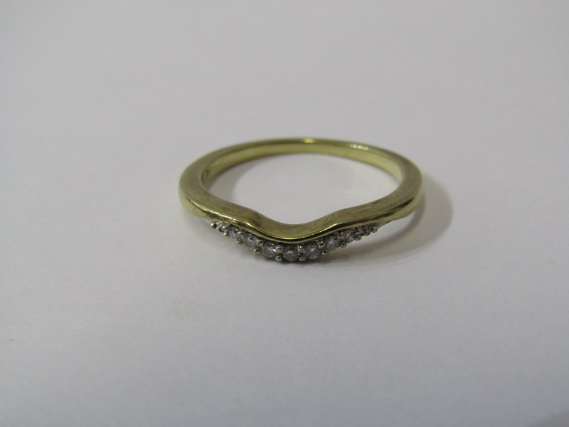 3, 9ct GOLD DIAMOND SET ETERNITY STYLE RINGS - Image 7 of 14