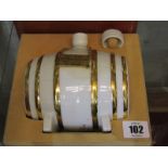 CAMUS boxed Napolean Cognac barrel decanter