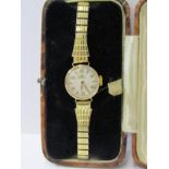 LADIES OMEGA WRIST WATCH in vintage case, calibre 244 serial no 12125121, dates to the 1950s