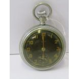 ELGIN MILITARY POCKET WATCH, movement untested condition