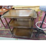 RETRO, Ercol dark elm 3 tier trolley