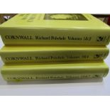 CORNWALL, Richard Polwhele "The History of Cornwall" 1978 reprint in 3 volumes